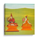 27. Mintná Maung Shin nat (nieto del rey Alaungsithu de Pagan) y 28. Señor de la sombrilla blanca (Tíbyusaung nat) - William Griggs | Cuadro decorativo de Canvas Lab
