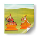 27. Mintná Maung Shin nat (nieto del rey Alaungsithu de Pagan) y 28. Señor de la sombrilla blanca (Tíbyusaung nat) - William Griggs | Cuadro decorativo de Canvas Lab