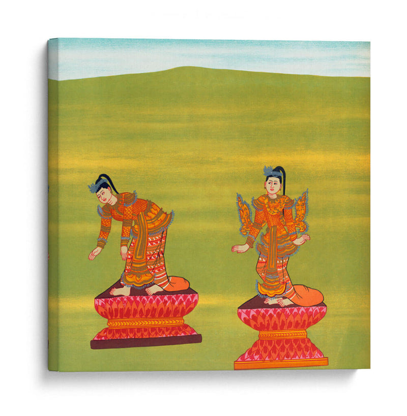 35. Dama Jorobada (Shingón nat) and 36. Dama piernas elásticas (Shingwá nat) - William Griggs | Cuadro decorativo de Canvas Lab