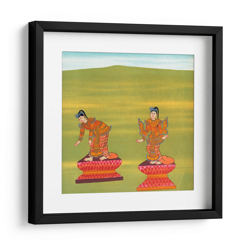 35. Dama Jorobada (Shingón nat) and 36. Dama piernas elásticas (Shingwá nat) - William Griggs | Cuadro decorativo de Canvas Lab