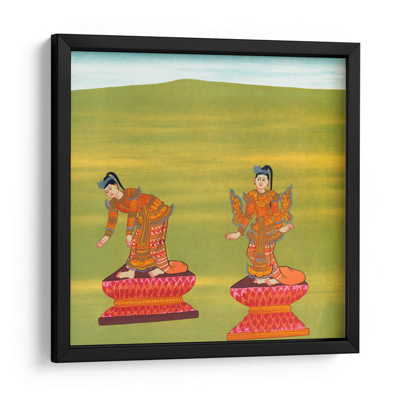 35. Dama Jorobada (Shingón nat) and 36. Dama piernas elásticas (Shingwá nat) - William Griggs | Cuadro decorativo de Canvas Lab