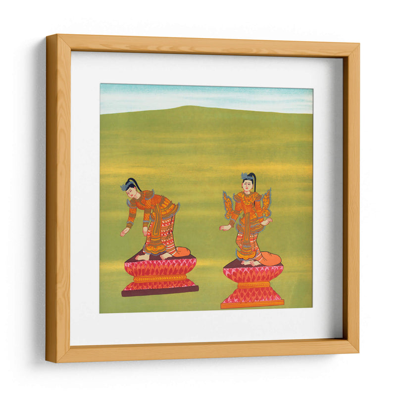 35. Dama Jorobada (Shingón nat) and 36. Dama piernas elásticas (Shingwá nat) - William Griggs | Cuadro decorativo de Canvas Lab