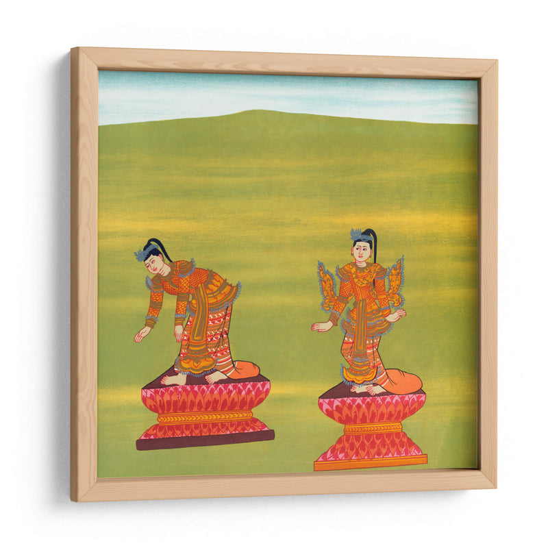 35. Dama Jorobada (Shingón nat) and 36. Dama piernas elásticas (Shingwá nat) - William Griggs | Cuadro decorativo de Canvas Lab