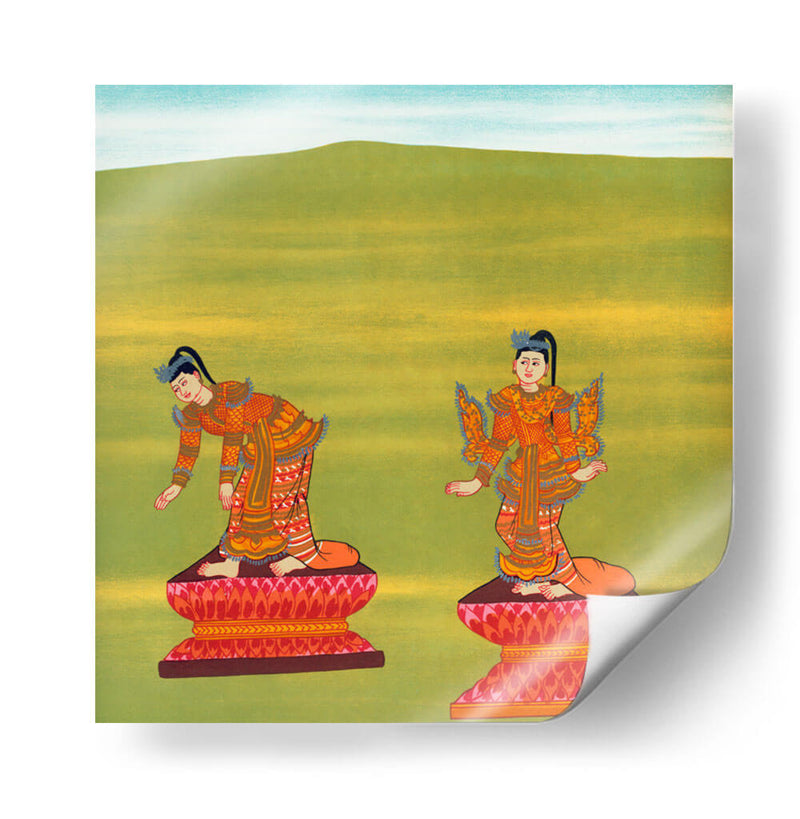 35. Dama Jorobada (Shingón nat) and 36. Dama piernas elásticas (Shingwá nat) - William Griggs | Cuadro decorativo de Canvas Lab