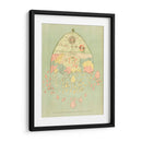 Un mapa birmano del mundo, que muestra los rastros de la elaboración de mapas de la Europa medieval - William Griggs | Cuadro decorativo de Canvas Lab