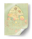 Un mapa birmano del mundo, que muestra los rastros de la elaboración de mapas de la Europa medieval - William Griggs | Cuadro decorativo de Canvas Lab