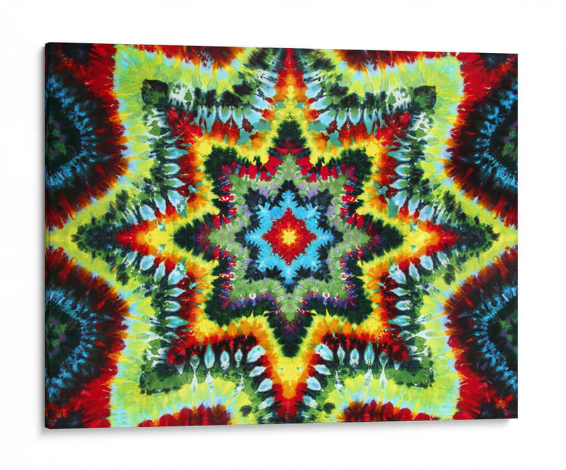 Estrella tiedye | Cuadro decorativo de Canvas Lab