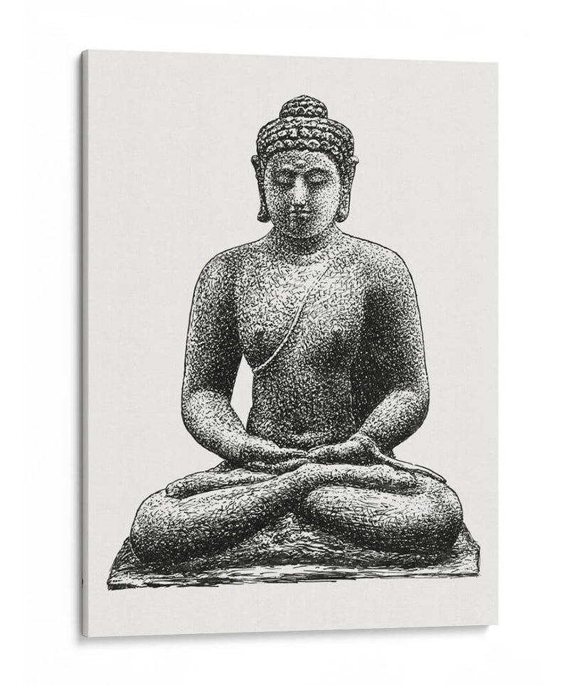 Buda en el Borobudur - Leo Gestel | Cuadro decorativo de Canvas Lab