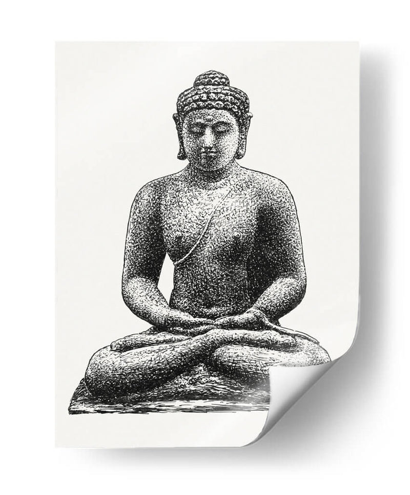 Buda en el Borobudur - Leo Gestel | Cuadro decorativo de Canvas Lab