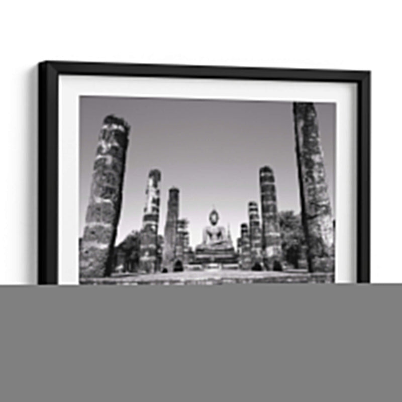 Buda entre pilares | Cuadro decorativo de Canvas Lab