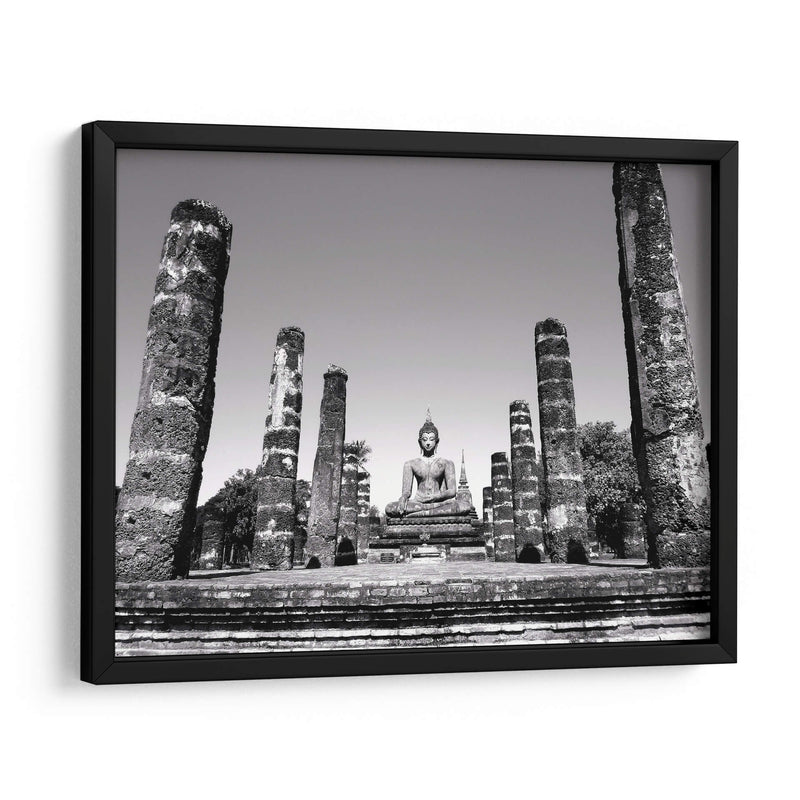 Buda entre pilares | Cuadro decorativo de Canvas Lab