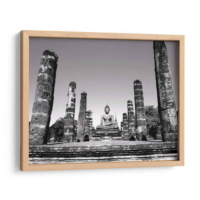 Buda entre pilares | Cuadro decorativo de Canvas Lab