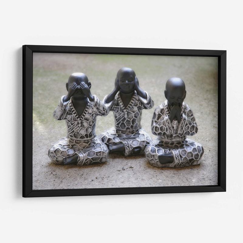 Tres figuras sabias | Cuadro decorativo de Canvas Lab