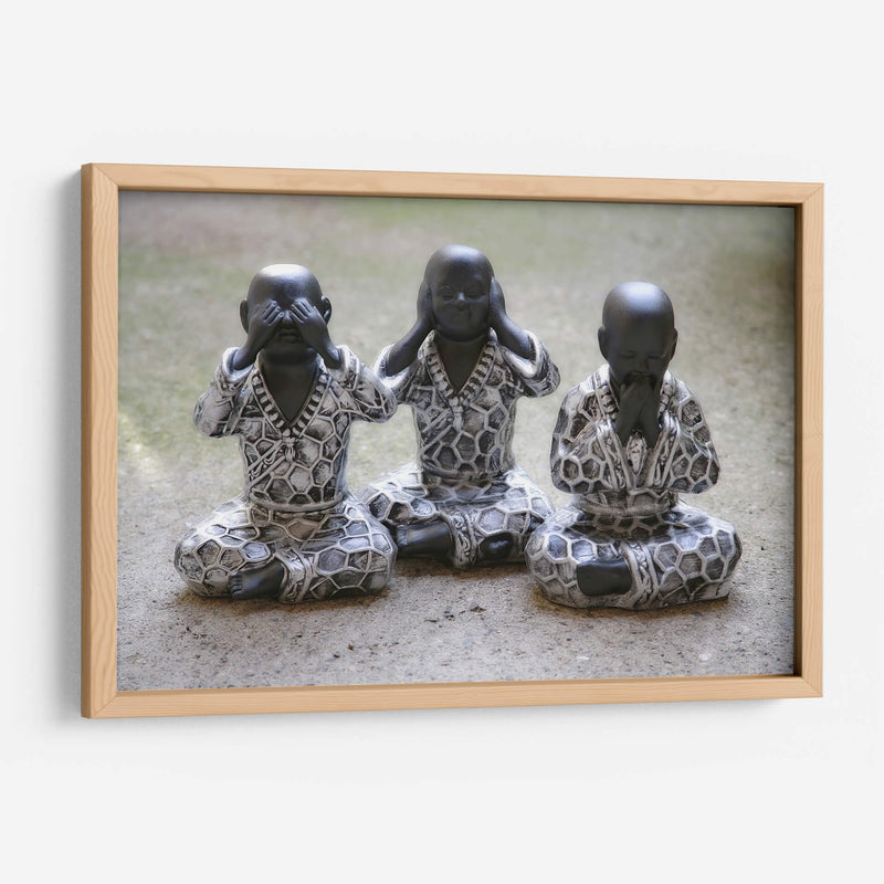 Tres figuras sabias | Cuadro decorativo de Canvas Lab