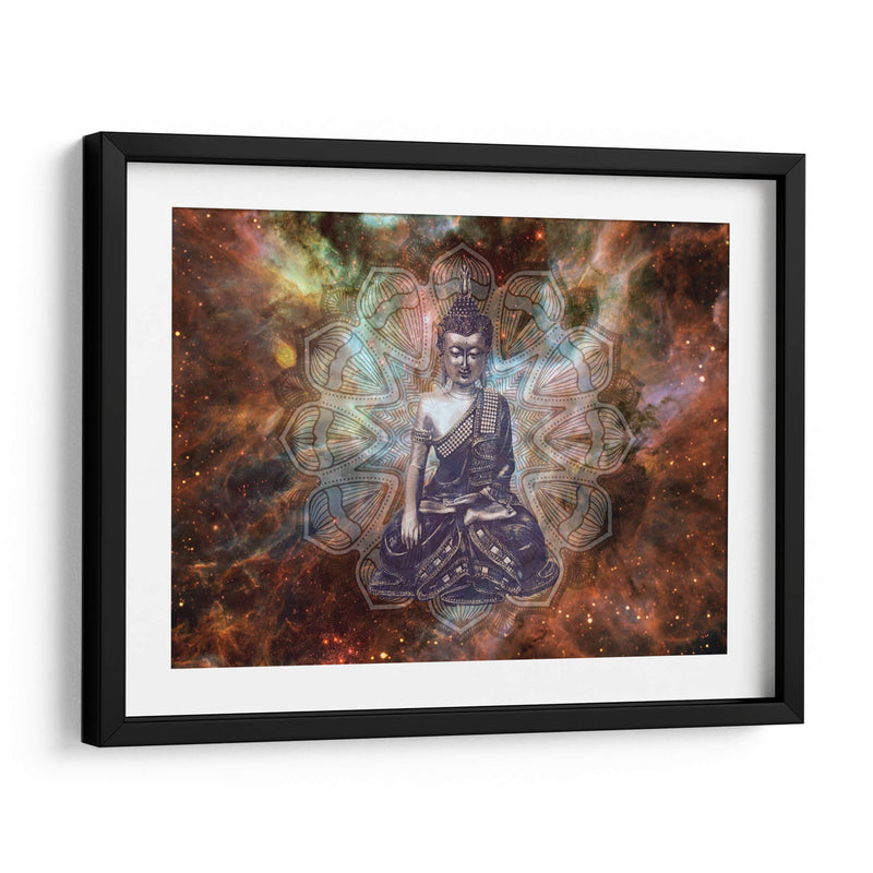 Buda en el cosmos | Cuadro decorativo de Canvas Lab