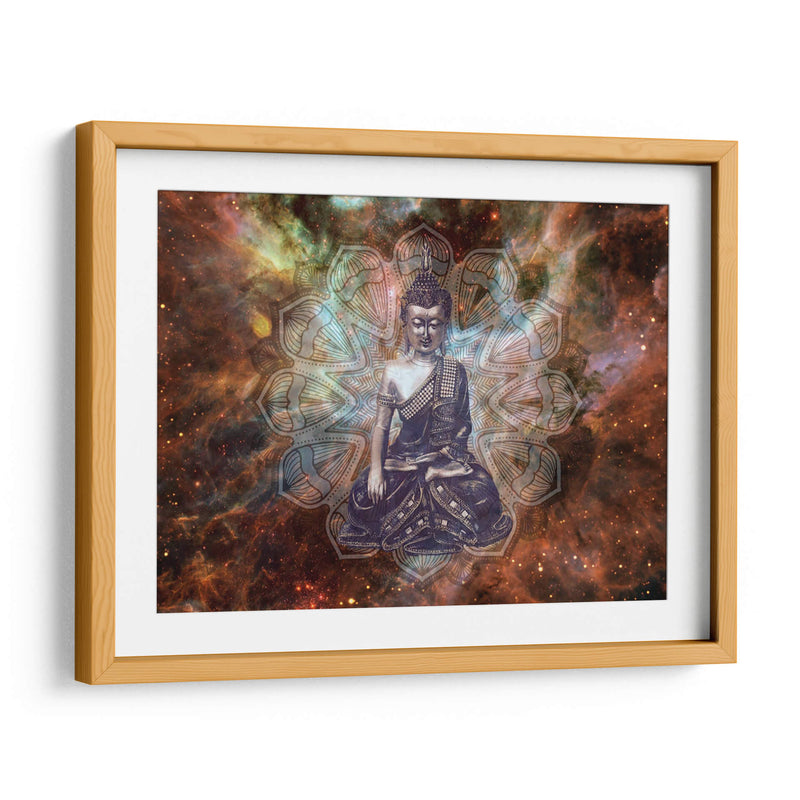 Buda en el cosmos | Cuadro decorativo de Canvas Lab