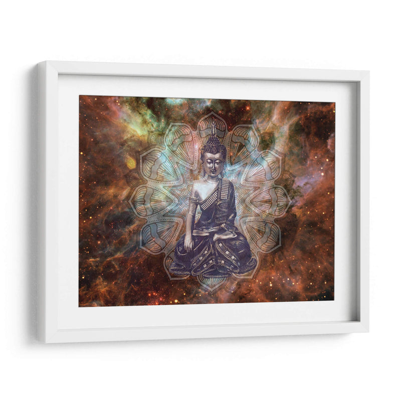 Buda en el cosmos | Cuadro decorativo de Canvas Lab