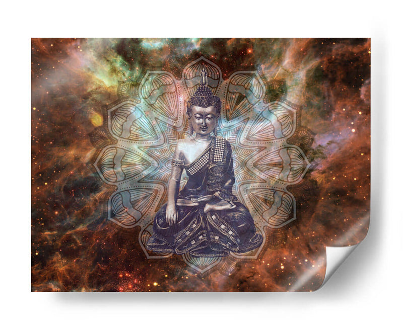Buda en el cosmos | Cuadro decorativo de Canvas Lab