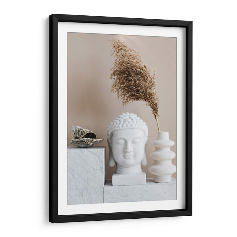 Buda y una rama | Cuadro decorativo de Canvas Lab