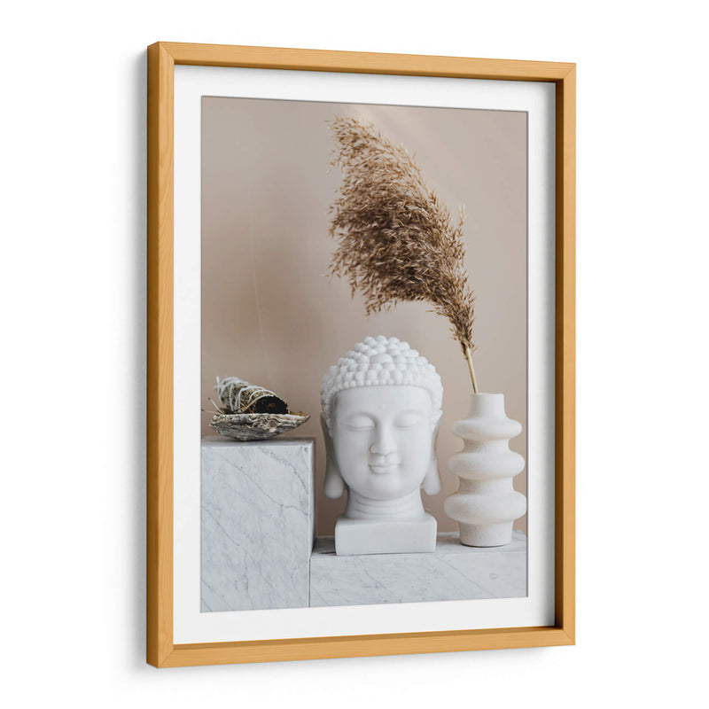 Buda y una rama | Cuadro decorativo de Canvas Lab