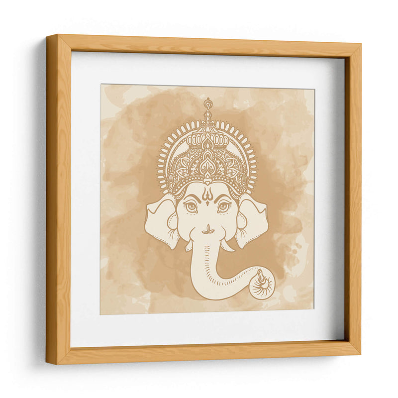 Ganesh beige | Cuadro decorativo de Canvas Lab