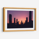 Majestuoso cielo al atardecer sobre la estatua del gran Buda | Cuadro decorativo de Canvas Lab