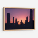 Majestuoso cielo al atardecer sobre la estatua del gran Buda | Cuadro decorativo de Canvas Lab