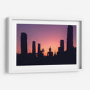 Majestuoso cielo al atardecer sobre la estatua del gran Buda | Cuadro decorativo de Canvas Lab