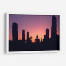 Majestuoso cielo al atardecer sobre la estatua del gran Buda | Cuadro decorativo de Canvas Lab