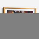 Hilera de estatuas de oro de Buda en un templo religioso en Bangkok | Cuadro decorativo de Canvas Lab