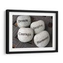 Dream, Inspire, Courage, Harmony | Cuadro decorativo de Canvas Lab