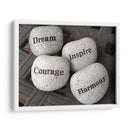 Dream, Inspire, Courage, Harmony | Cuadro decorativo de Canvas Lab