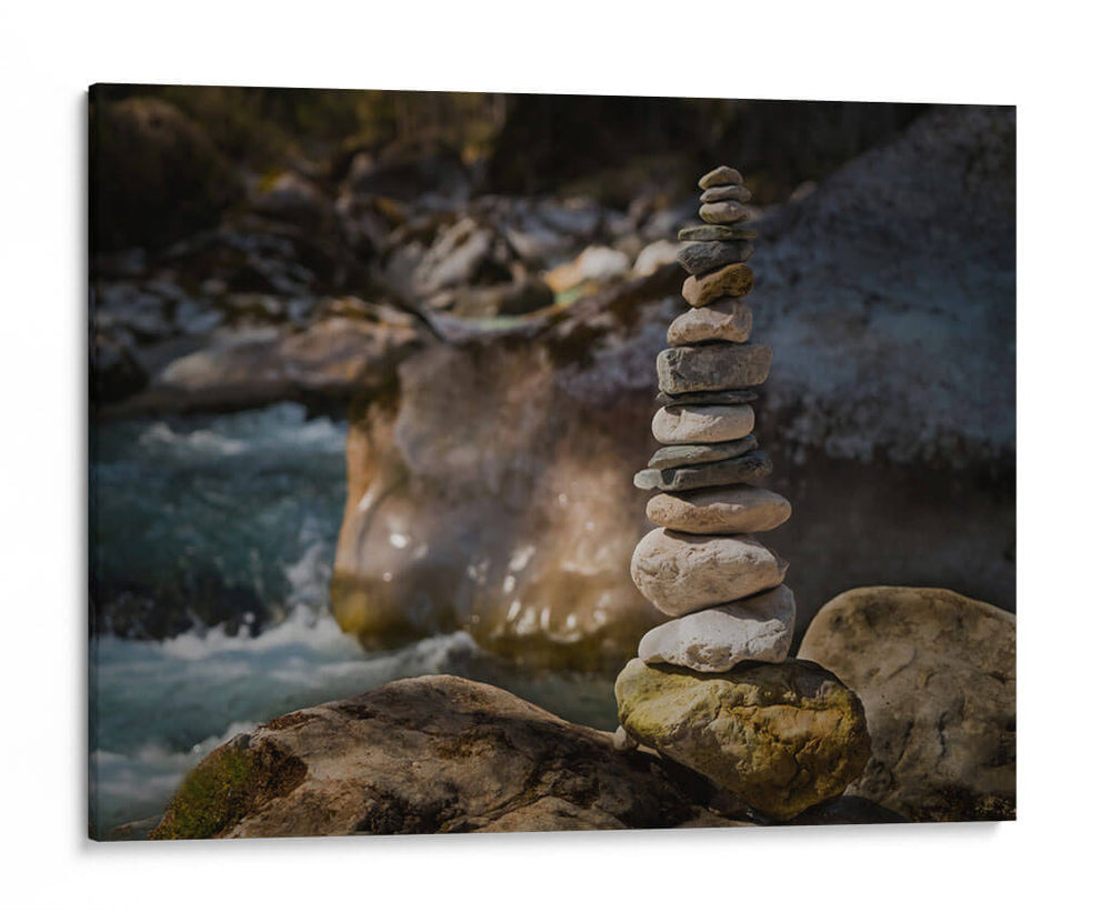 Piedras en el mar | Cuadro decorativo de Canvas Lab