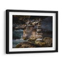 Piedras en el mar | Cuadro decorativo de Canvas Lab