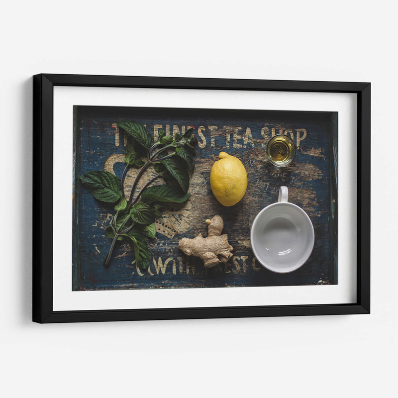 Té con limón y jengibre | Cuadro decorativo de Canvas Lab
