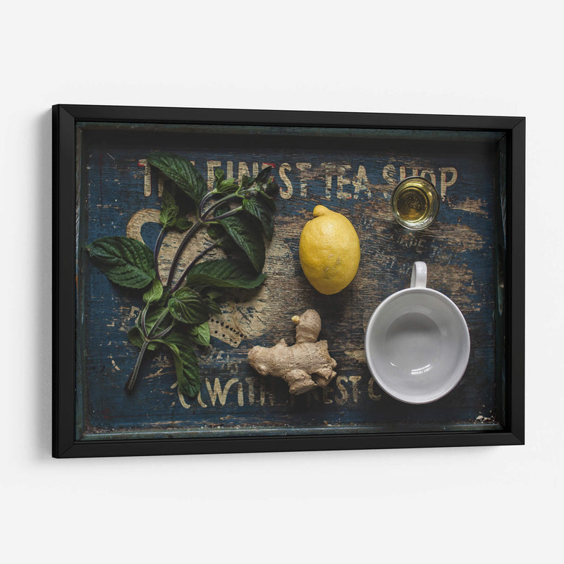 Té con limón y jengibre | Cuadro decorativo de Canvas Lab