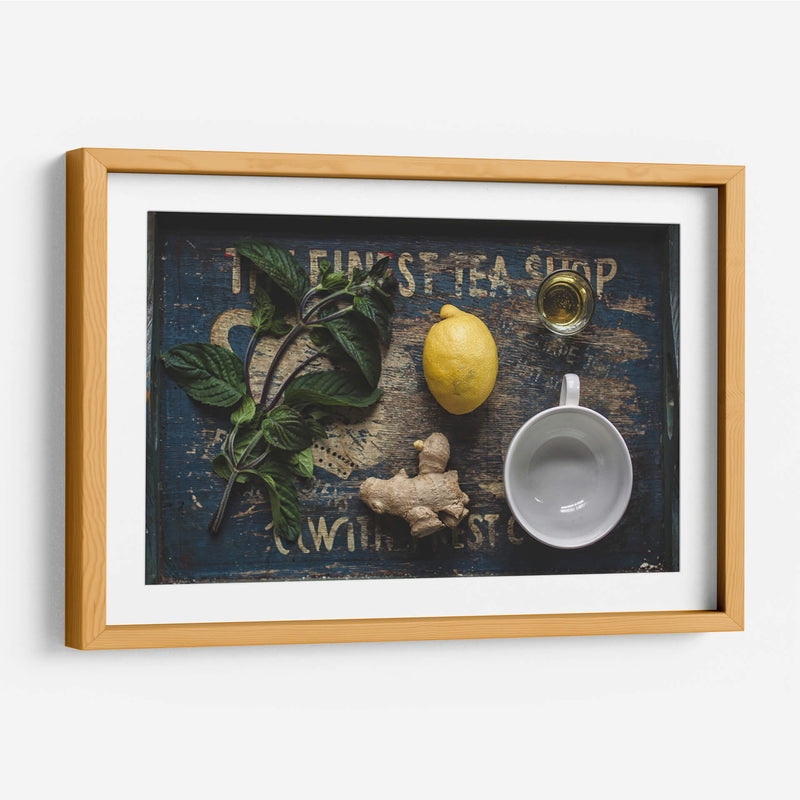 Té con limón y jengibre | Cuadro decorativo de Canvas Lab