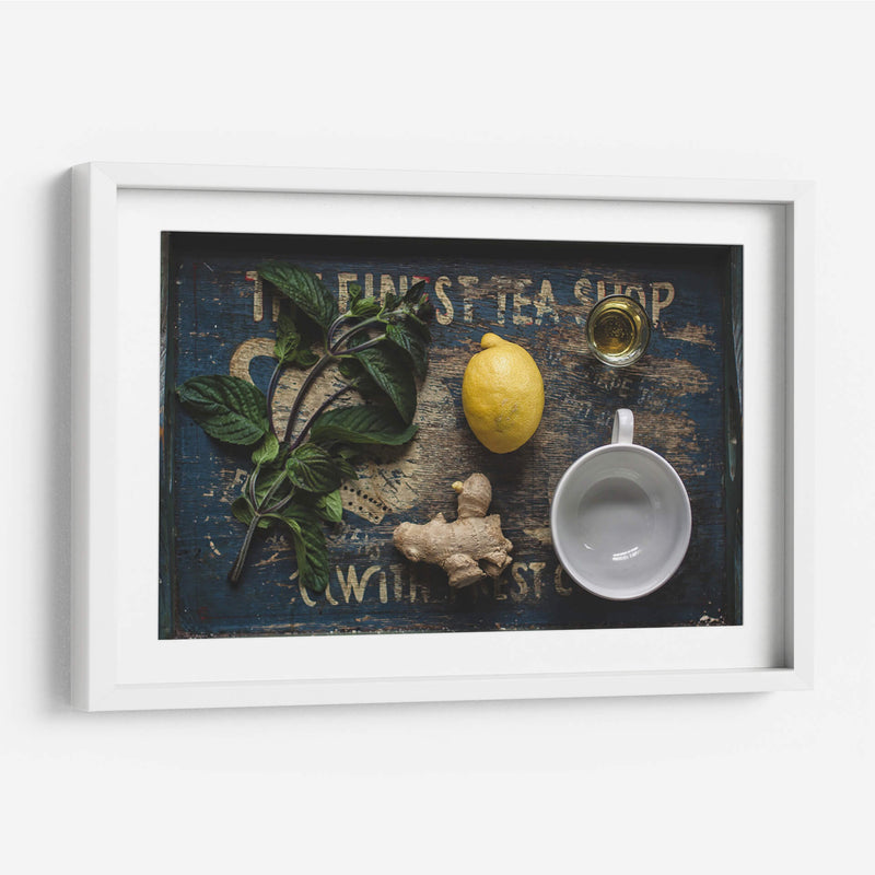 Té con limón y jengibre | Cuadro decorativo de Canvas Lab
