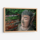 Cabeza del gran Buda de Leshan | Cuadro decorativo de Canvas Lab