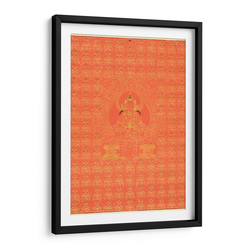 Miríada tibetana Amitayus, el Buda de la vida eterna (ca.1800) | Cuadro decorativo de Canvas Lab