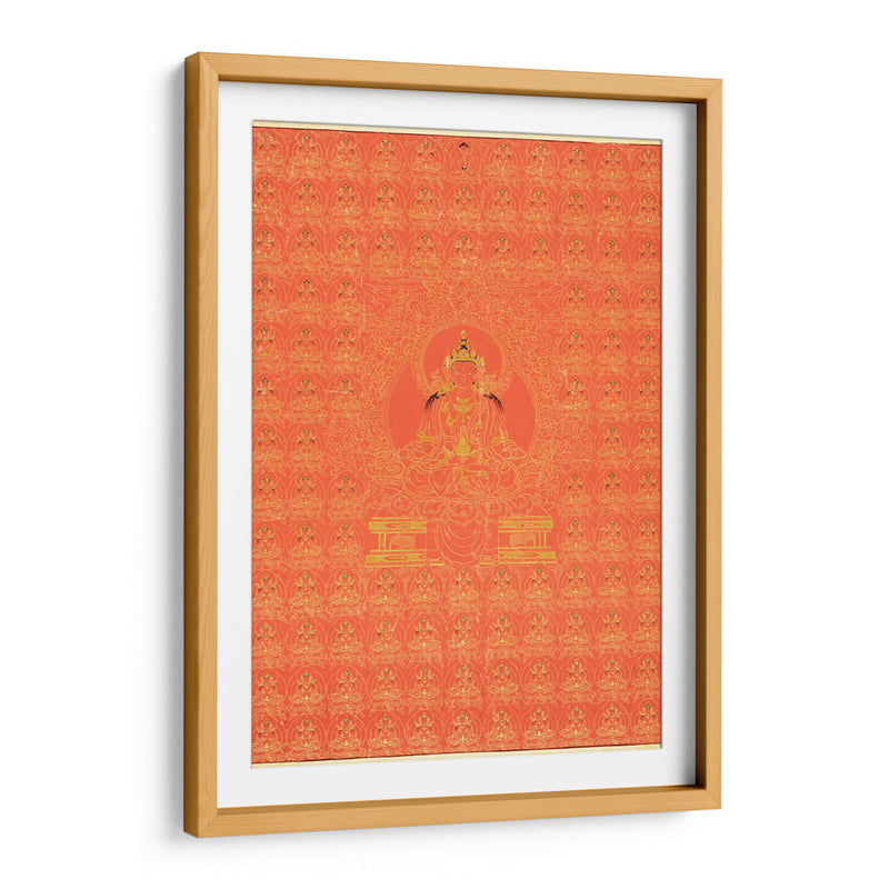 Miríada tibetana Amitayus, el Buda de la vida eterna (ca.1800) | Cuadro decorativo de Canvas Lab