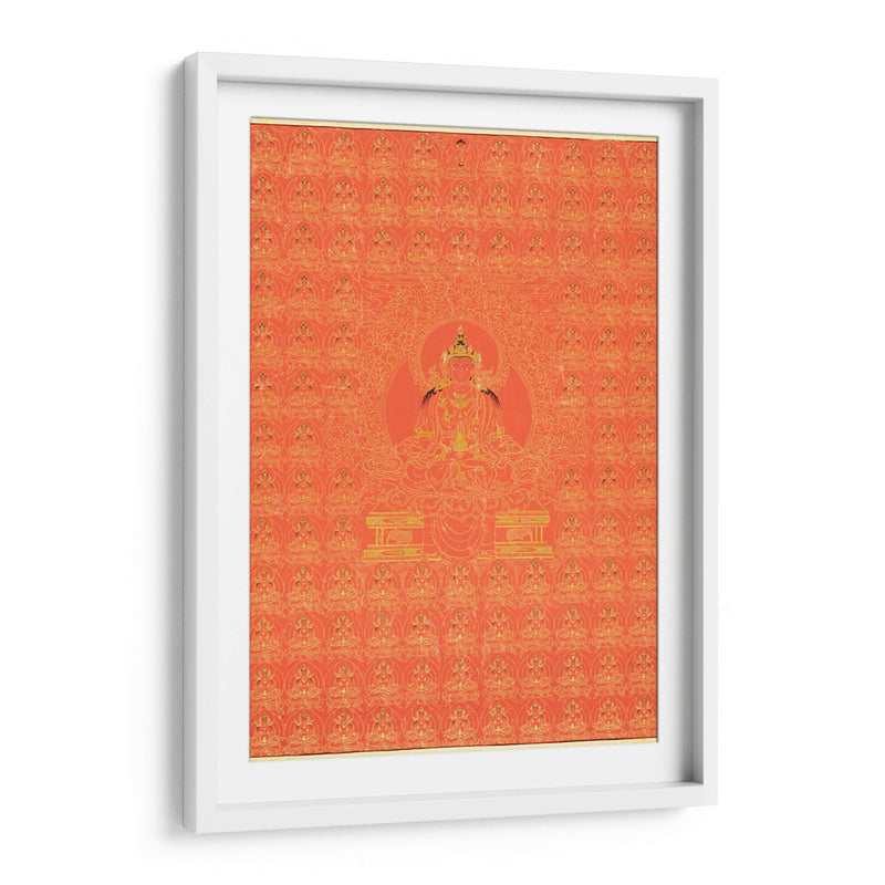 Miríada tibetana Amitayus, el Buda de la vida eterna (ca.1800) | Cuadro decorativo de Canvas Lab