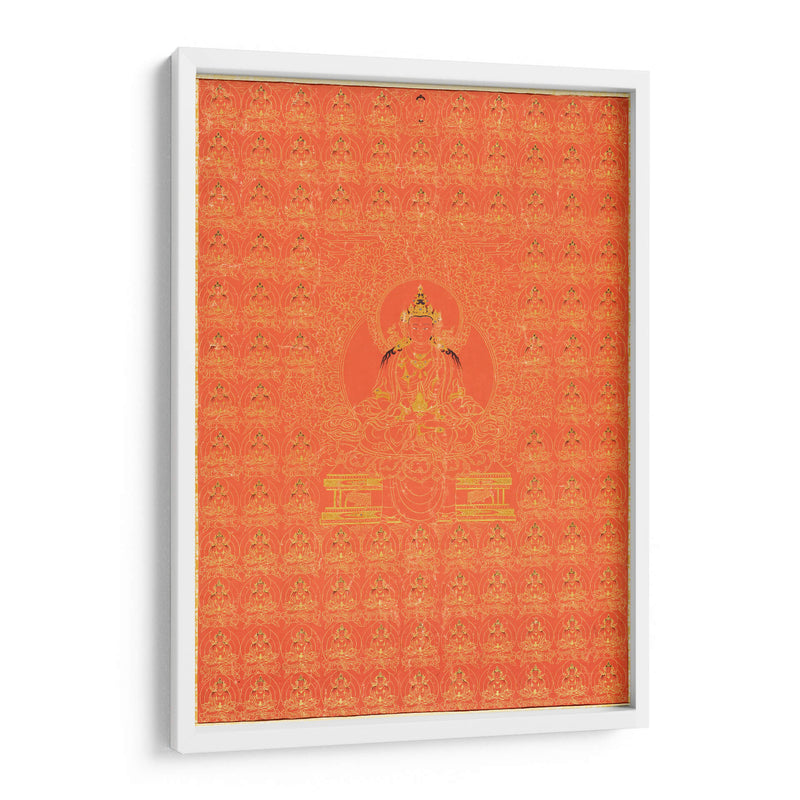 Miríada tibetana Amitayus, el Buda de la vida eterna (ca.1800) | Cuadro decorativo de Canvas Lab