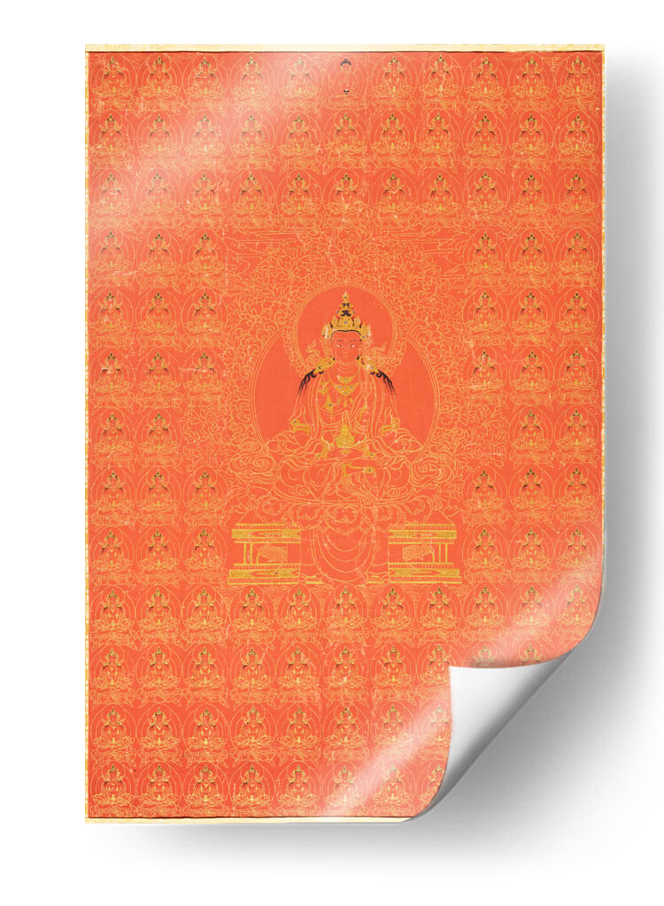 Miríada tibetana Amitayus, el Buda de la vida eterna (ca.1800) | Cuadro decorativo de Canvas Lab