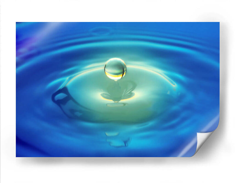 Gota aquamarina | Cuadro decorativo de Canvas Lab