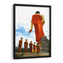 Estatua andante de Buda | Cuadro decorativo de Canvas Lab