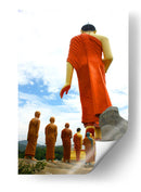 Estatua andante de Buda | Cuadro decorativo de Canvas Lab