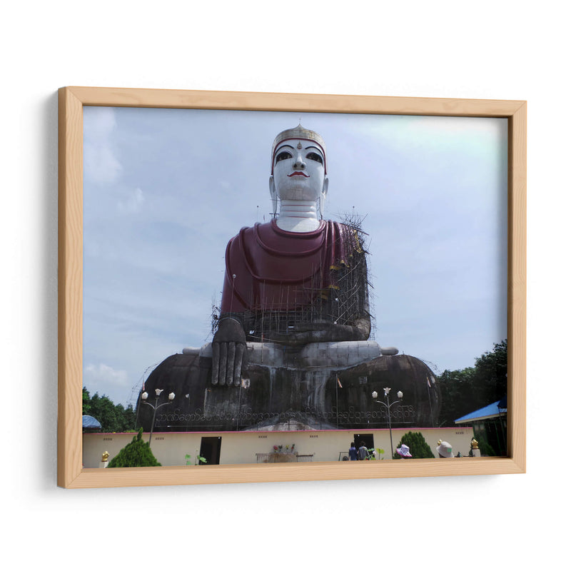Templo del Buda sentado de Win Sein | Cuadro decorativo de Canvas Lab