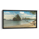 Roca Tortuga en playa Espadilla - Carla Fernández | Cuadro decorativo de Canvas Lab