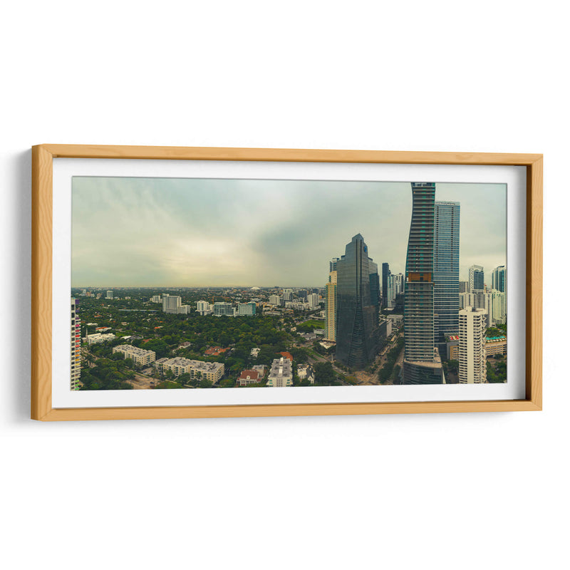 Horizonte de Miami hacia el estadio Marlins  - Carla Fernández | Cuadro decorativo de Canvas Lab